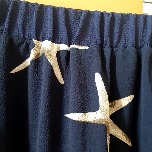 Cape cod  palazzo pants with wrap - Picture 5 of 7